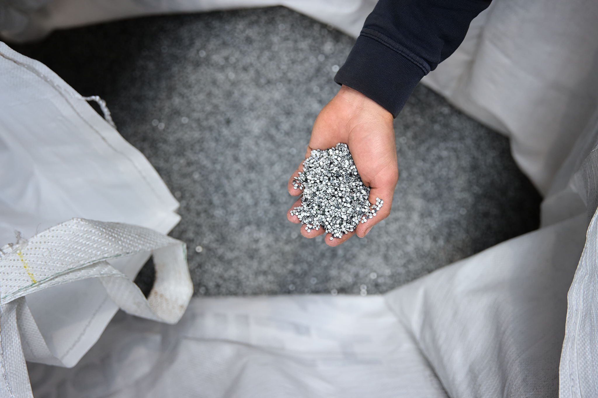 Grenaille d’acier de lestage, préemballée dans du polypropylène (jusqu’à 1000 kg)